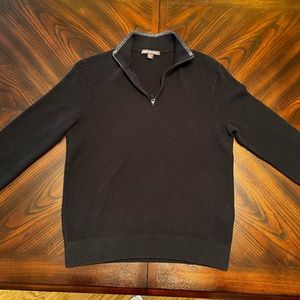 Michael Kors Black Quarter-zip